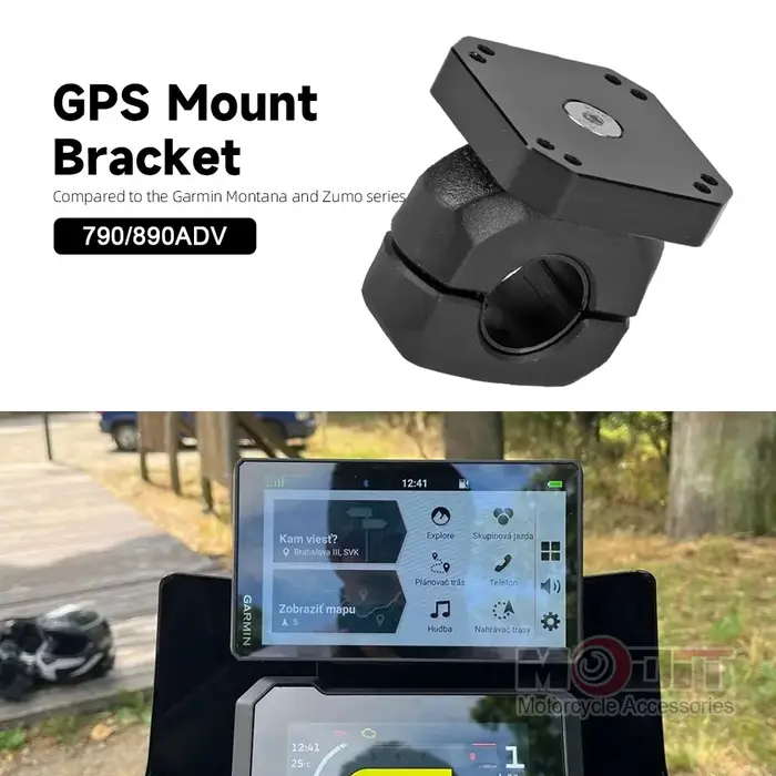Pour 390adv 790adv 890ADV Adventure R S moto universelle 12mm 16mm 22mm support GPS Garmin