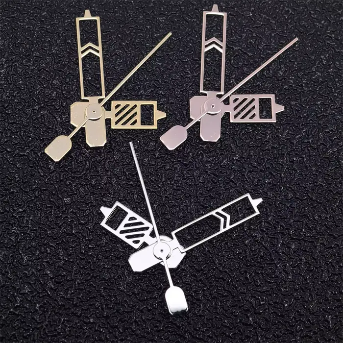 Aiguilles de montre carrées creuses pour hommes et femmes, accessoires de modification, pas de mouvement Shoous, NH35, NH36, 4R, 7S