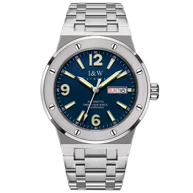 Relogio Masculino 2025 carnaval montre mécanique pour hommes marque de luxe automatique affaires montre-bracelet 50M étanche Reloj Hombre