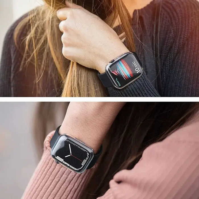 Étui de protection d'écran en TPU pour Apple Watch