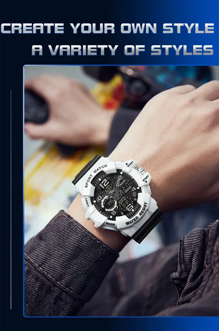SANDA – montre militaire de Style G pour hommes