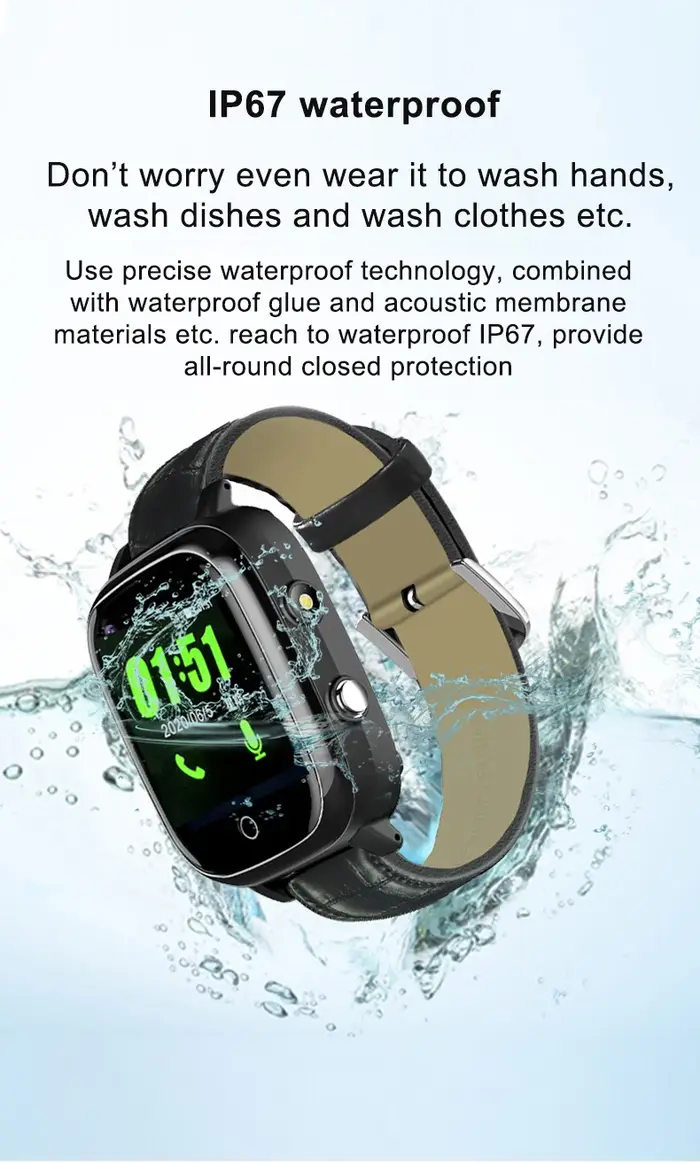 Montre connectée pour personnes âgées