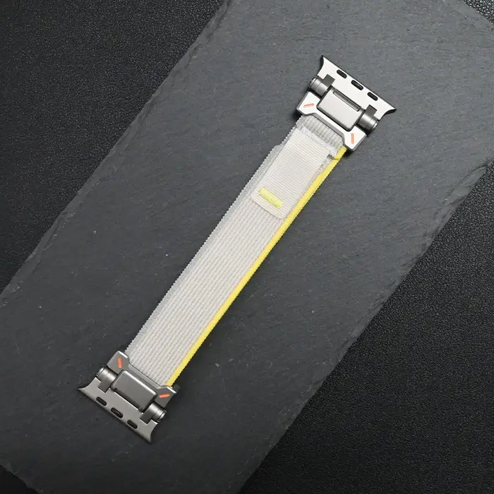 Bracelet Trail Loop pour Apple Watch Ultra 3 49MM, 44mm 45 46mm, connecteur couleur titane, série IW