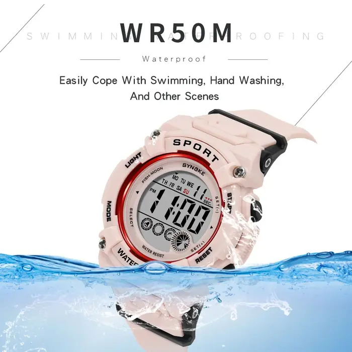 Montre d'étudiant montres pour femmes filles 50M