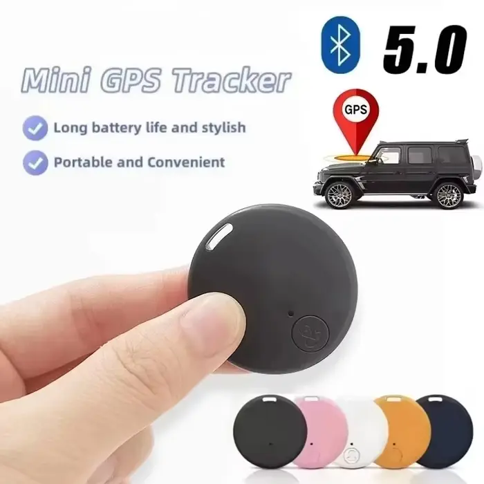 Nouveau Mini Traceur GPS Bluetooth 5.0 Anti-Perte Dispositif de Suivi GPS pour Voiture Localisateur Intelligent iOS Android Accessoire 2026