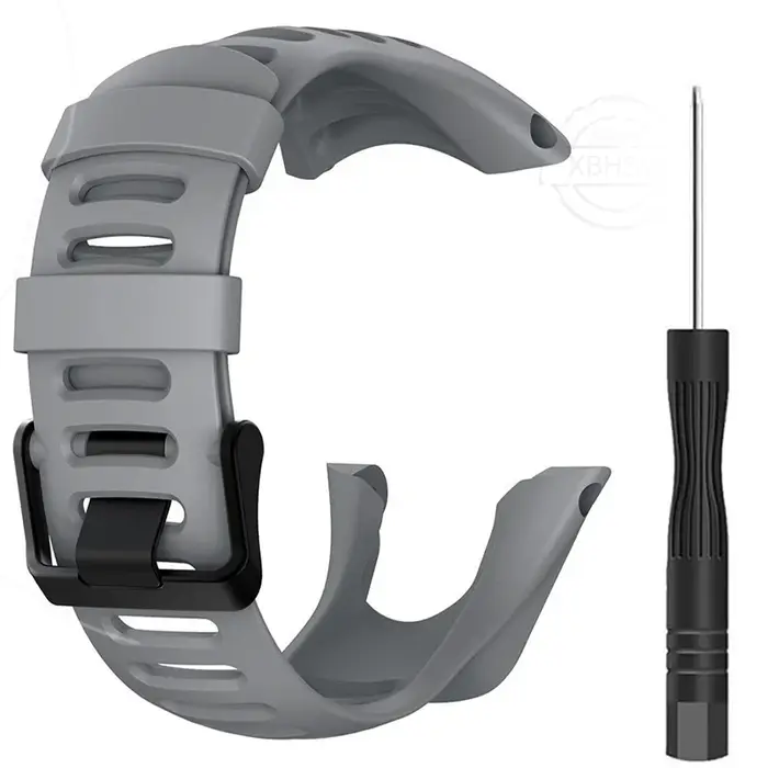 Bracelet de sport étanche en caoutchouc et silicone pour homme