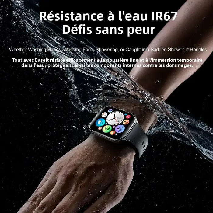 Montre connectée ultra-fine pour hommes et femmes