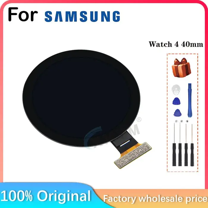 Pour Samsung Galaxy Watch 4 40mm R860 R865 SM-R860 SM-R865 smartwatch Bluetooth WiFi + LTE LCD écran plaque de couverture en verre remplacer