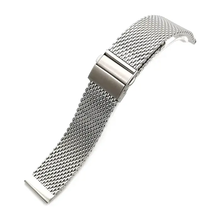 Bracelet de Montre Milanaise pour IWC Omega Seam84Breitling SeATM, Maille 20mm 22mm, Métal Haut de G