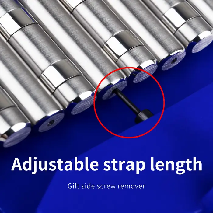 Bracelet de montre en acier inoxydable massif de qualité supérieure