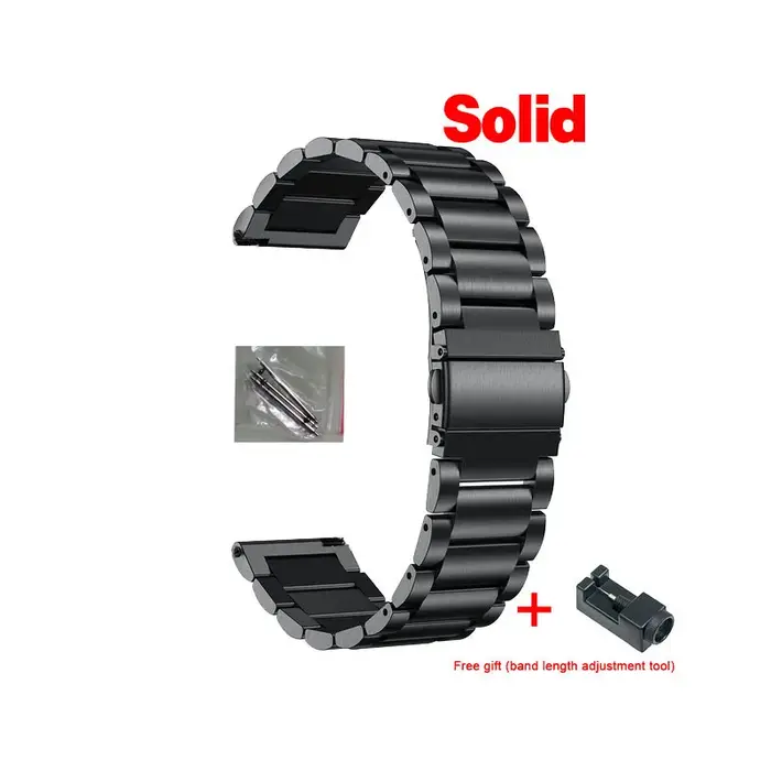 Bracelet en métal pour Amazfit Active 3 Premium/GTS 2 4 Mini