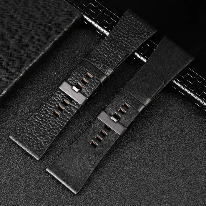 Bracelet de montre en cuir véritable pour ceinture de montre Diesel