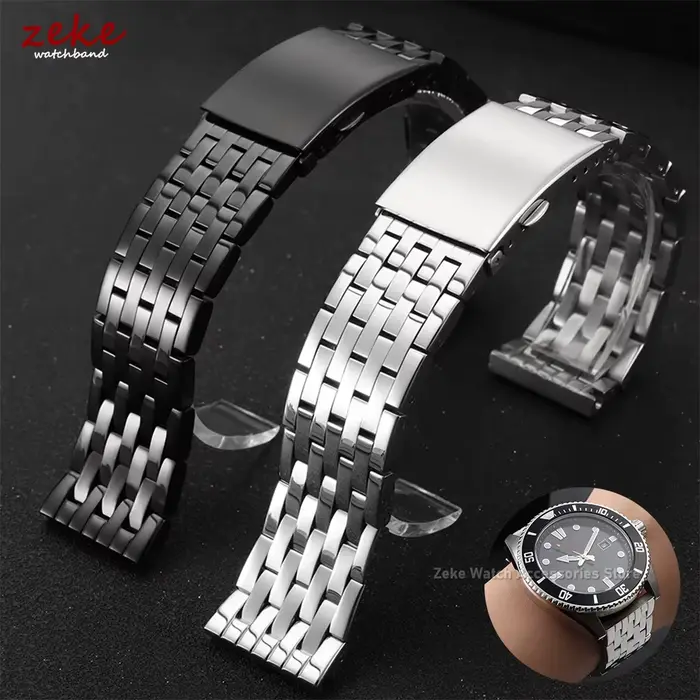 Bracelet de montre de luxe en acier inoxydable massif pour montre Diesel DZ4360 DZ4476/78 DZ4518 DZ4478, bracelet étanche 22 24 26 28 30mm