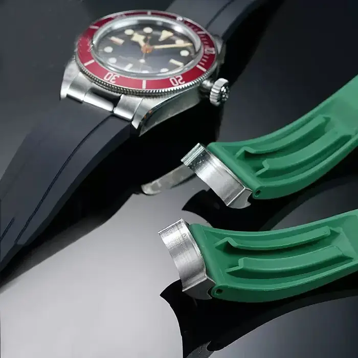 Bracelet en caoutchouc souple pour Tudor 39mm 1958 BB58 Black Bay Panda Pro