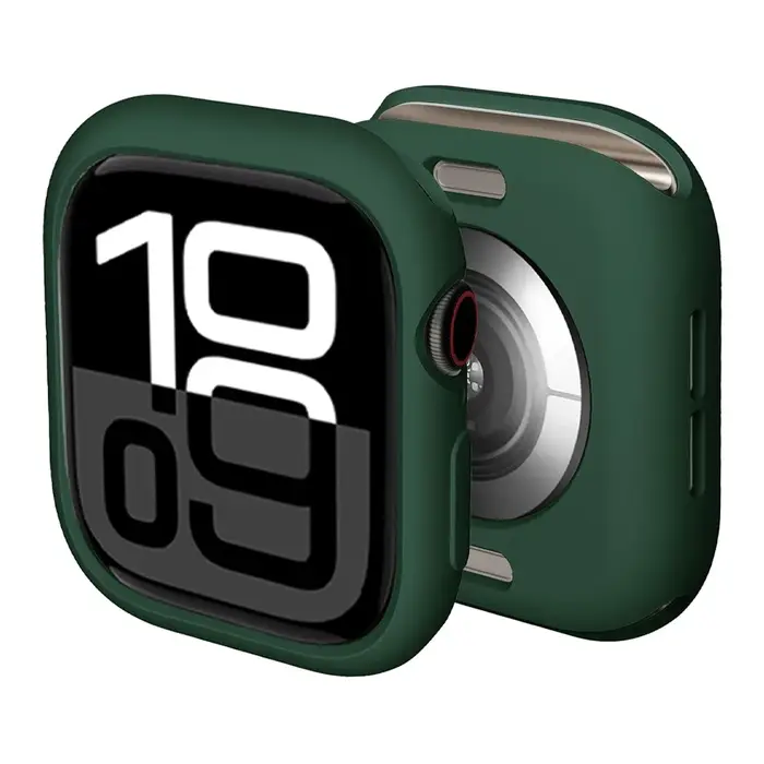 Coque en silicone souple pour bracelet Apple Watch 46mm 45 44mm 42mm 41 40mm, accessoires de protect