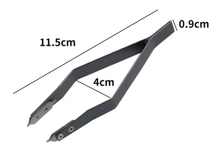 Outil professionnel de retrait de barre à ressort en acier inoxydable 7825 V Type Rlx montre pince