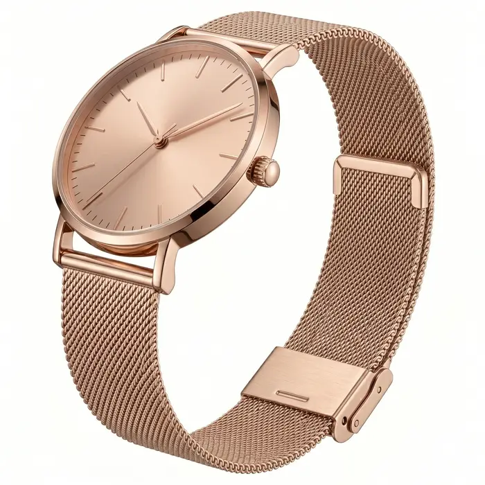 Bracelet de montre à boucle milanaise pour hommes et femmes
