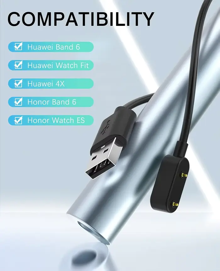 Câble de chargement pour montre connectée Huawei Band 8/7/6