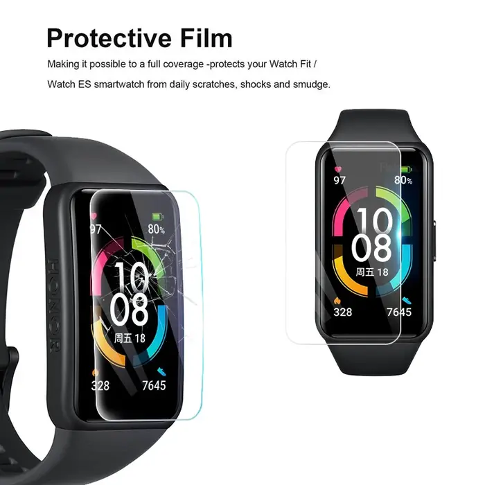Film de protection souple HD pour montre Huawei Band 8 7 6 Pro