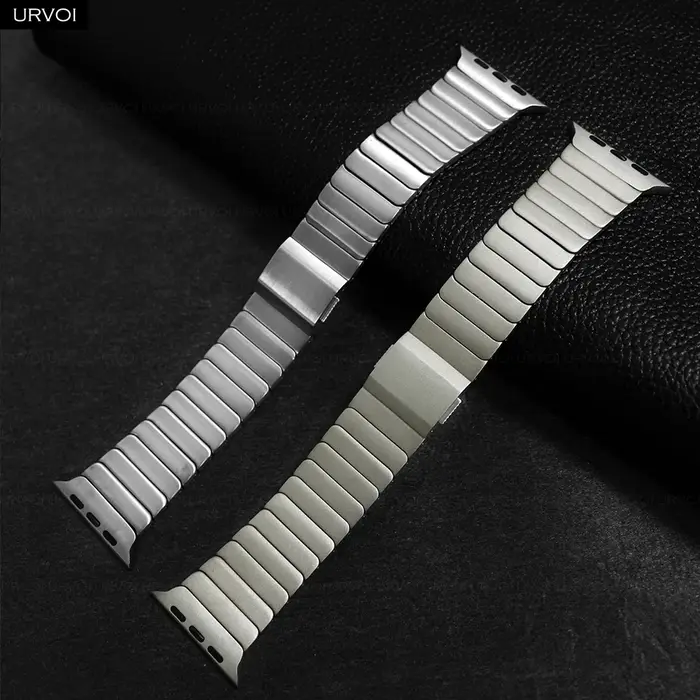 Bracelet à maillons URVOI pour Apple Watch Ultra 3 2 bandes Series11 10 9