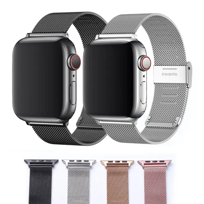 Bracelet milanais pour Apple Watch Ultra 3 2 49mm 44mm 42 46 44 40 41 45 38mm
