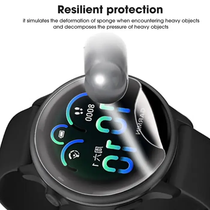 Protecteur d'écran souple pour montre intelligente Garmin Vivoactive 6 5