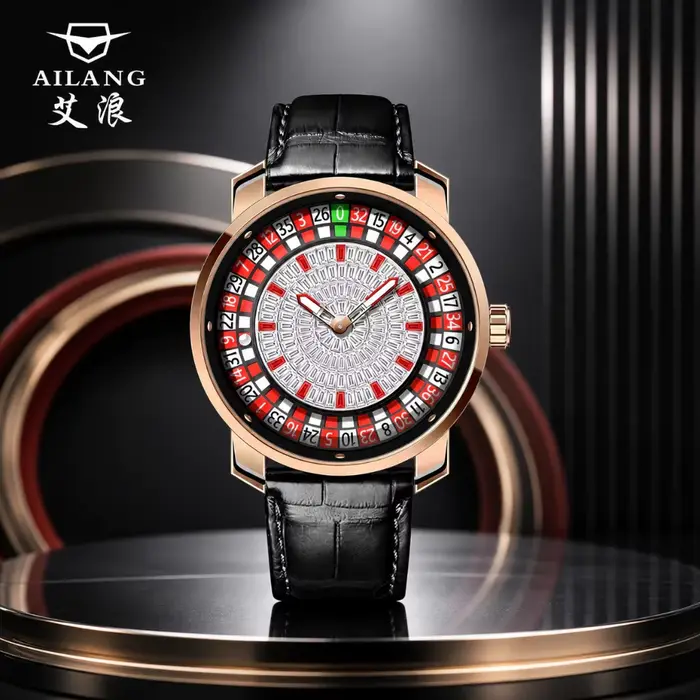 Montre mécanique pour homme en acier inoxydable