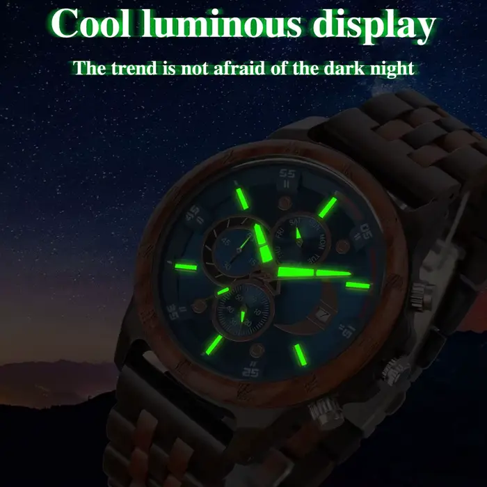 Montre en bois hommes