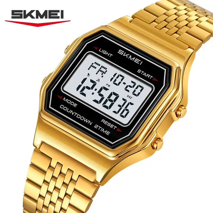SKMEI 2465 montre électronique pour hommes petit cadran mode multifonction étudiant montre-bracelet décontracté affaires montres numériques pour homme
