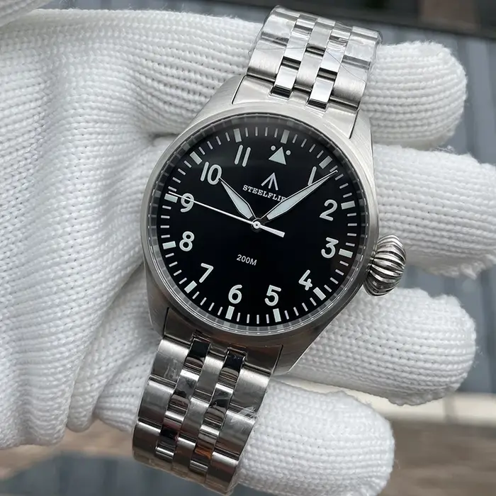 STEELDIVE – montre pilote pour hommes