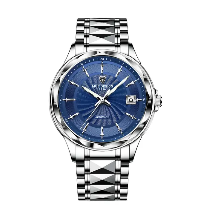 LIGE – montre d'affaires pour hommes, marque de luxe, saphir, étanche, automatique, mécanique, Montr