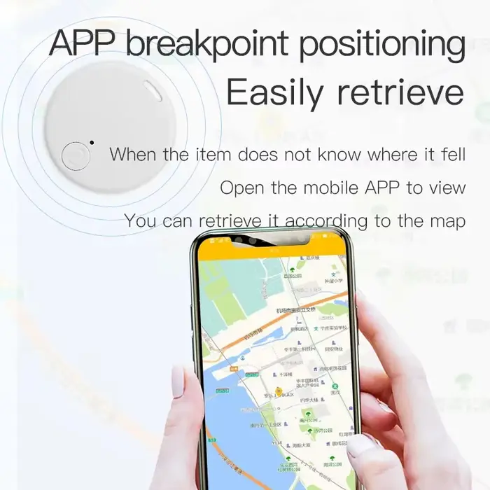 Nouveau Mini Traceur GPS Bluetooth 5.0 Anti-Perte Dispositif de Suivi GPS pour Voiture Localisateur Intelligent iOS Android Accessoire 2026