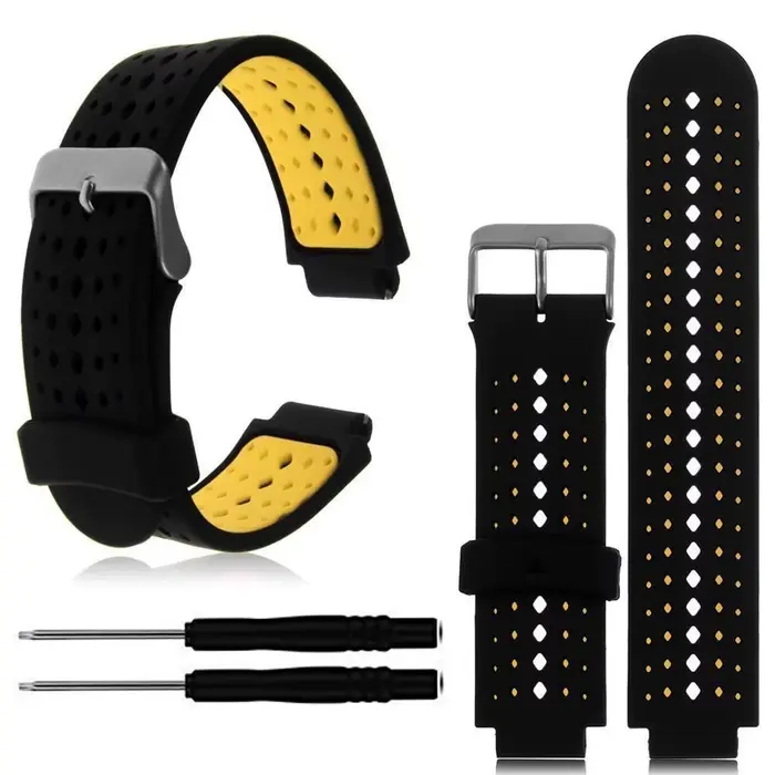 Bracelet de montre en Silicone pour Garmin Forerunner 235/220/230/620/630/735XT bracelet de montre intelligente avec outil