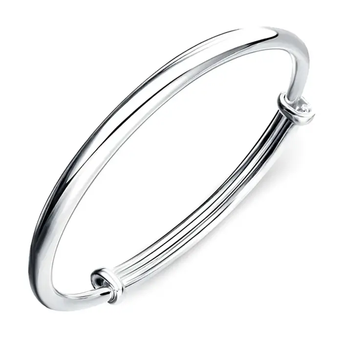 Bracelet en argent Sterling 925 pour femmes et hommes, à la mode, pour fête de mariage, mignon, fait à la main, bijoux tissés, brillant, réglable