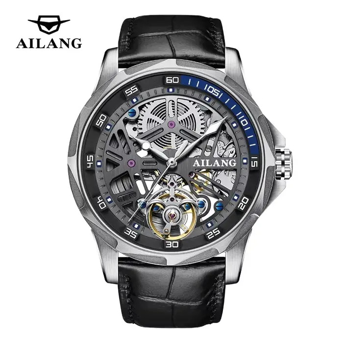 Montre en verre incurvé durable 8206 AILANG