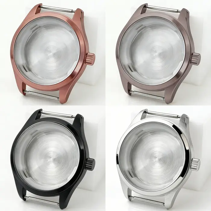 Boîtier de montre pilote 40mm compatible avec cadran 33-34.3mm pour Seiko 5Sports NH35/36/Eta2824