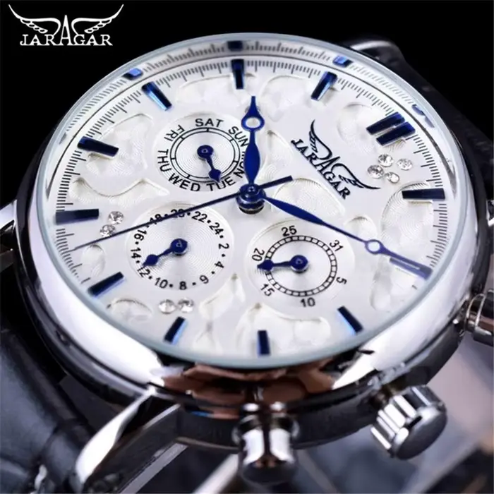 Montre de luxe automatique ajourée pour homme, style affaires et mode ​ ​   Montre mécanique ronde d
