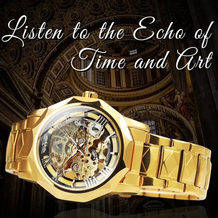 WINNER – montre mécanique squelette de luxe pour hommes