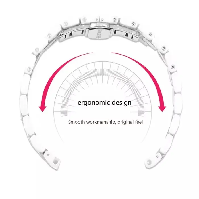 Bracelet de montre en céramique pour montre mécanique design CIGA