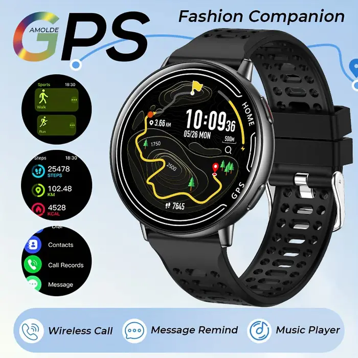 Pour Amazfit Active 2 GPS smartwatch pour hommes et femmes