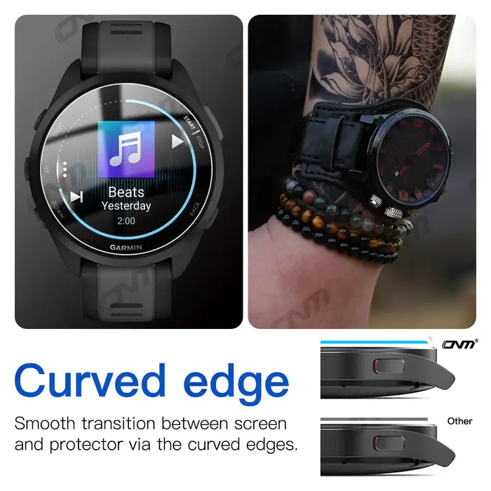 Protecteur d'écran HD clair pour montre intelligente Garmin Forerunner 165