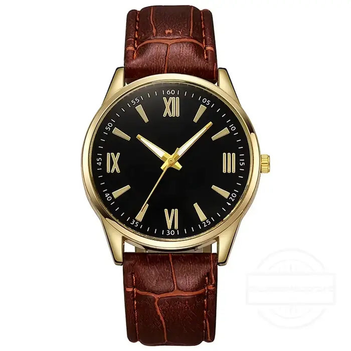 Montre de Luxe Minimaliste en Cuir Ultra Mince pour Homme, Bracelet d'Affaires, Montres à Quartz Déc
