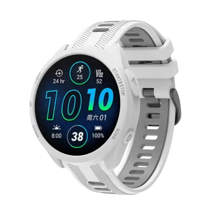 Soft Silicone Cover Case Screen Protector For Garmin Forerunner 965 Watch