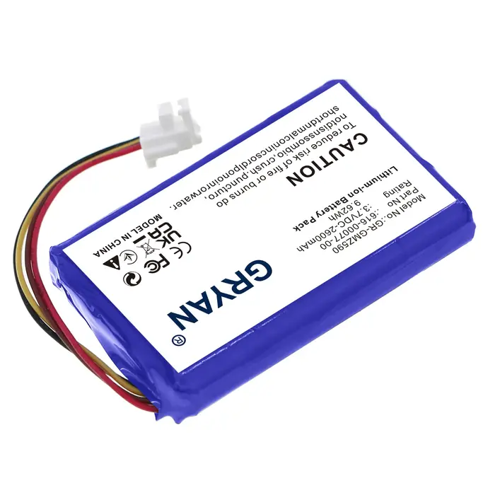 3.7V 2600mAh GPS, batterie de navigateur 616-00077-00 pour Garmin Zumo 590