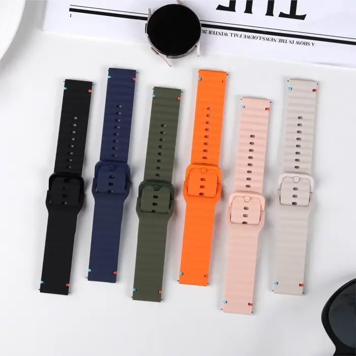Bracelet en Silicone 20mm 22mm pour Suunto Vertical 2/Run/RACE 2 S/Ocean