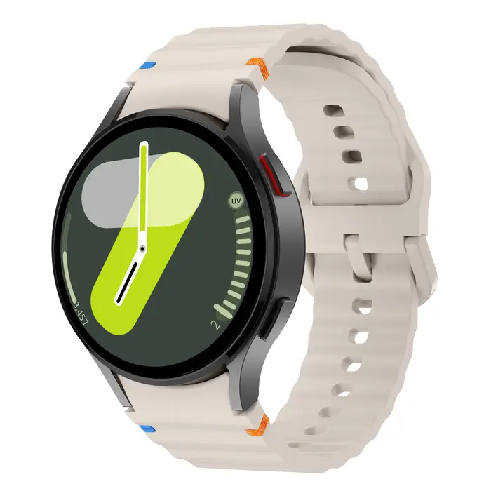Bracelet en silicone pour Samsung Galaxy Watch, 7, 6, 4, 5 Pro FE, 44mm, 40mm, Original, Classique, 