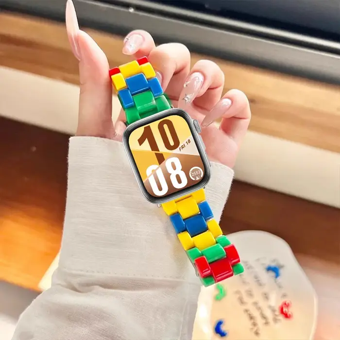 Bracelet en résine arc-en-ciel pour Huawei Watch Fit 5 5 Pro