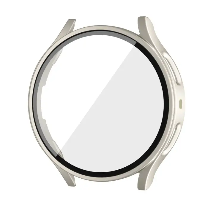 Pour Samsung Galaxy 4 5 6 7 44mm 40mm verre trempé + PC boîtier de montre de protection entièrement couvert