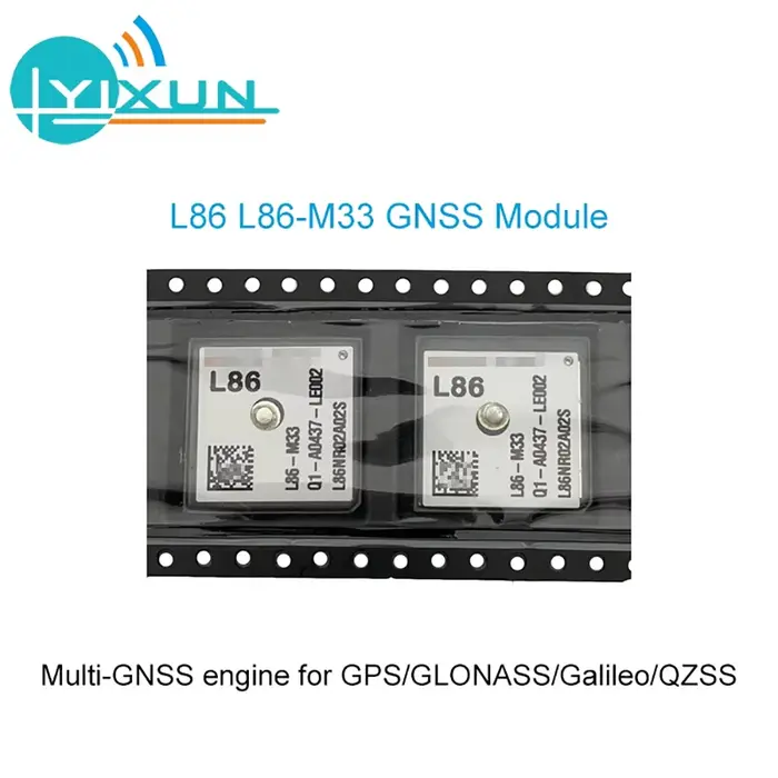 Nouveau module GNSS ultra-compact L86 L86-M33 GPS POT (Patch on Top) 18,4 mm*18,4 mm avec puce MT3333 prenant en charge GPS, GLONASS, Galileo, QZSS