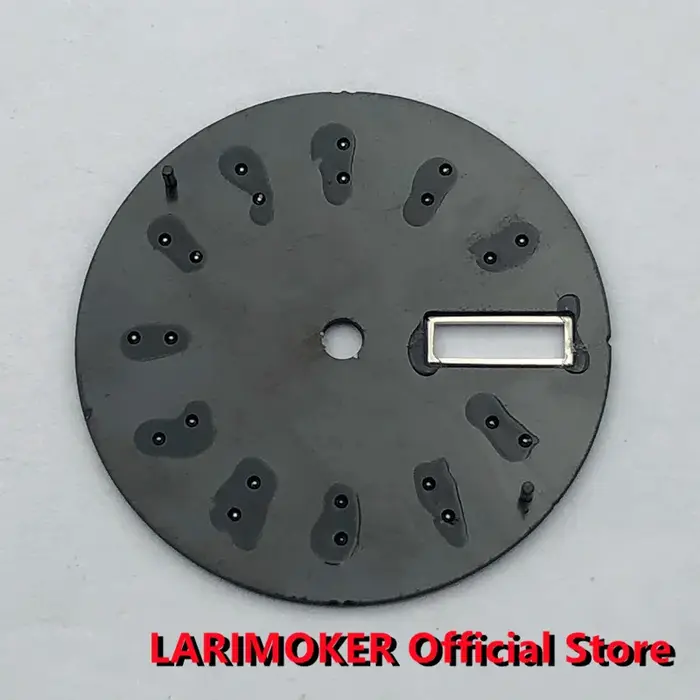 LARIMOKER-Cadran Shoous Noir, Bleu, Gris, Vert, Aiguille de Montre pour Mouvement NH36A, Accessoires de Montres de Loisirs, 29mm